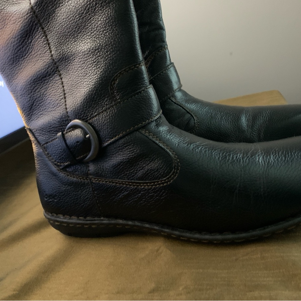 B.O.C Black Knee-High Riding Boots. - Picture 7 of 8